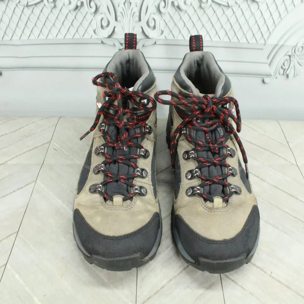 Wenger Tan Leather Lace Up Out Dry Hiking Boots Size 8 - Picture 5 of 9